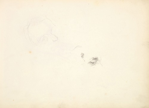 Preliminary Studies for Portrait of William Makepeace Thackeray