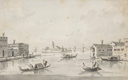 The Punta di San Giobbe, with the Island of San Secondo in the Distance