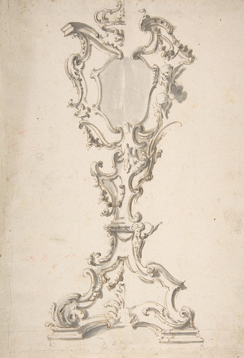 Two Alternative Designs for a Mirror Stand (1698-1765)