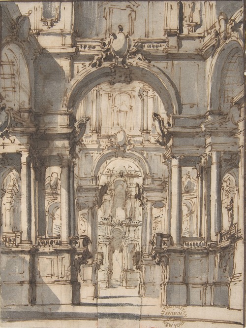 Design for a Stage Set (1698-1765)