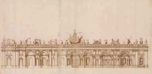 Design after a Fountain in the Villa Aldobrandini at Frascati.