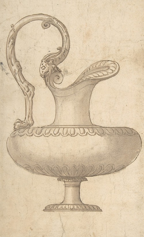 Drawing of a Ewer in Antique Style (early 16th century)