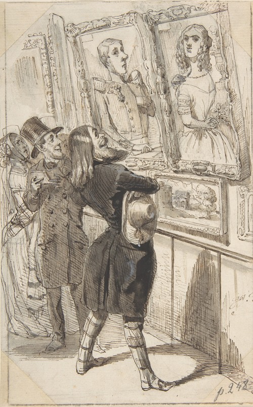 Illustration for Jérôme Paturot à la recherche d’une position sociale (Jérôme Patruot in Search of a Social Position), by Louis Reybaud, Paris, 1846