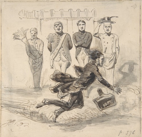 Illustration in Jérôme Paturot, by Louis Reybaud, Paris, 1846