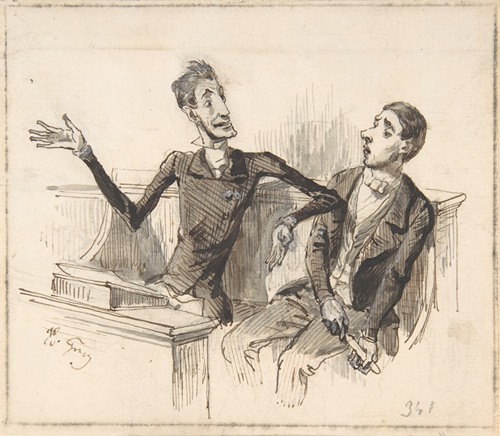 Illustration in Jérôme Paturot, by Louis Reybaud, Paris, 1846