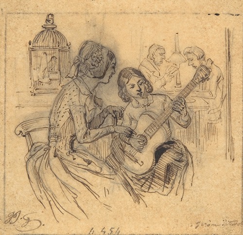 Illustration in Jérôme Paturot, by Louis Reybaud, Paris, 1846
