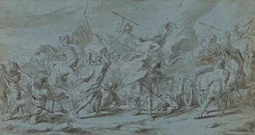 The Battle of Diomedes and Aeneas (from the Story of Achilles)