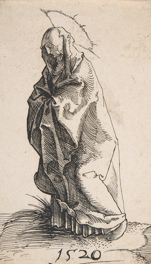 Standing Madonna in Mourning