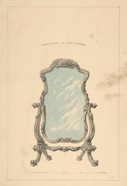 Design For Cabinet Pianoforte, Louis Quatorze Style Drawing by Robert  William Hume - Fine Art America