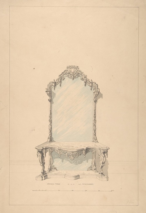 Design for Square Pianoforte Louis Quatorze Style Drawing by Robert William  Hume English - Pixels