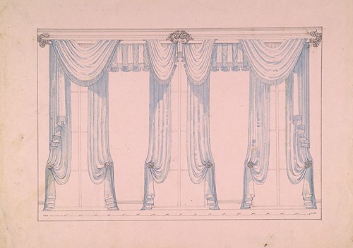 Robert William Hume  Design for a Fancy Table, Louis Quatorze