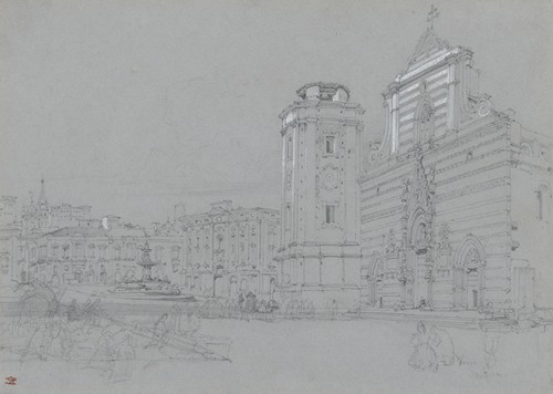 Piazza del Duomo, Messina, Sicily (1835-36)
