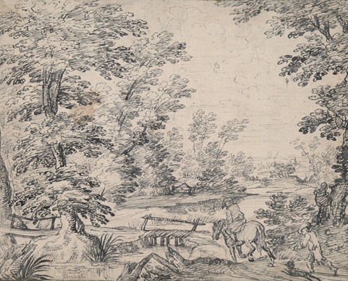 Landscape with Man on Horseback