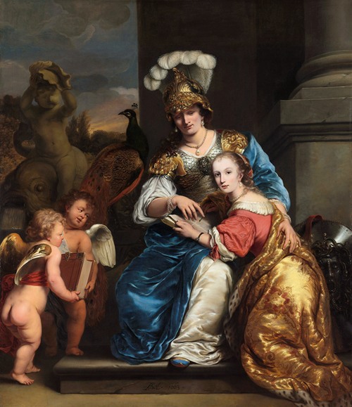 Margarita Trip As Minerva, Instructing Her Sister Anna Maria Trip