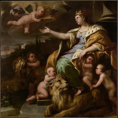 The Sacrifice Of Manoah by Luca Giordano - Artvee