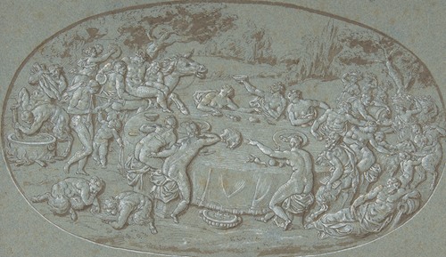 King Midas Feasting At The Arrival of Silenus
