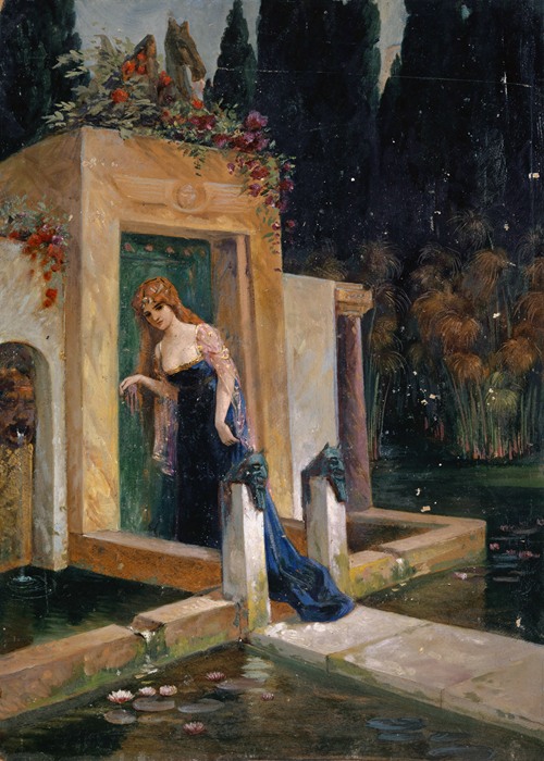Vivian at Merlin’s Tomb (1904)