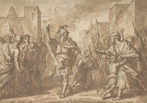 Gideon Gathering His Army, Scene from the Book of Judges