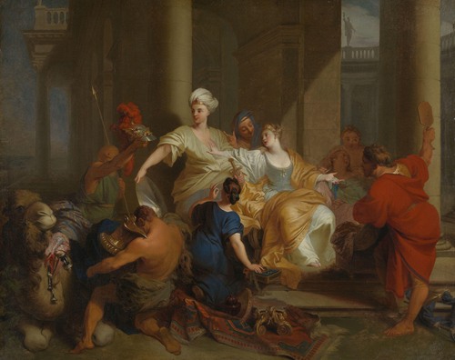 Achilles discovered among the daughters of Lycomedes