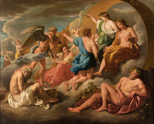 Apollon accordant son char à Phaéton, d’après Poussin
