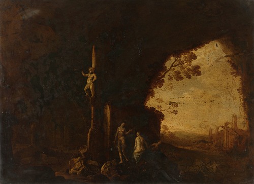 Nymphs in a Cave with Antique Ruins (c. 1645 - c. 1655)