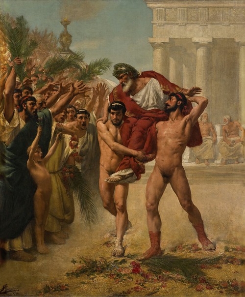 Diagoras Carried Triumphantly by His Sons