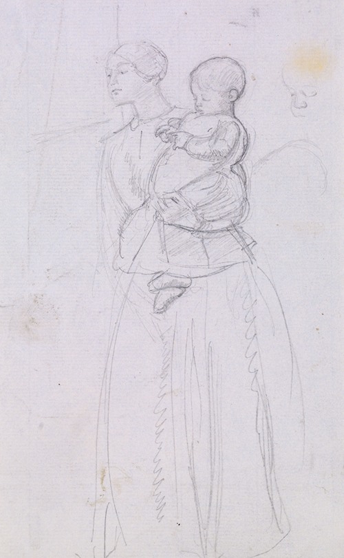 Tennyson’s The Lord of Burleigh – The Death of Lady Burleigh – Sketch of the Nurse and Boy