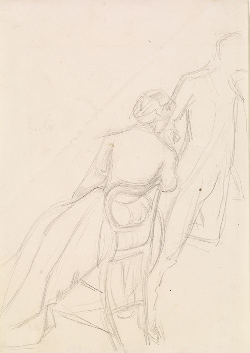 Tennyson’s The Miller’s Daughter – Study for Husband and Wife in Arise and Let us Wander Forth
