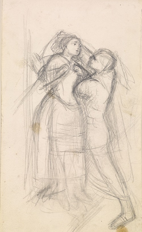 The Escape of a Heretic – Sketch of the Girl and her Lover