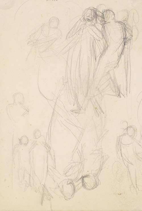 The Escape of a Heretic – Sketch of the Girl and her Lover