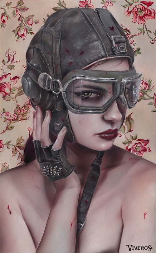 Dodger Girl by Brian Viveros - Artvee