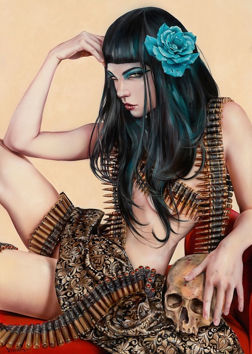 Dodger Girl by Brian Viveros - Artvee