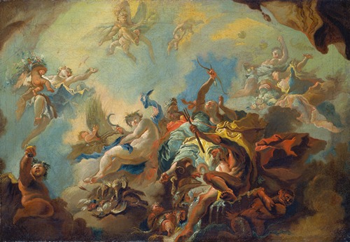 The Four Elements, Preparatory Study for a Painted Ceiling