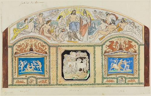 Birth of Athena – Youth of Dionysus – Hermes driving away the cattle of Apollo – Education of Achilles by Chiron