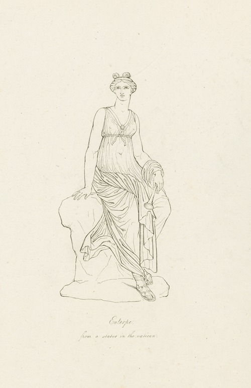 Euterpe, from a statue in the vatican
