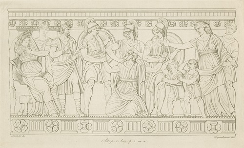 Oedipus blinded by the servants of Laius