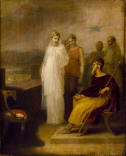 Helen and Priam at the Scaen Gate