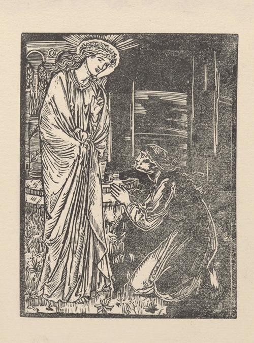 Psyche praying to Juno