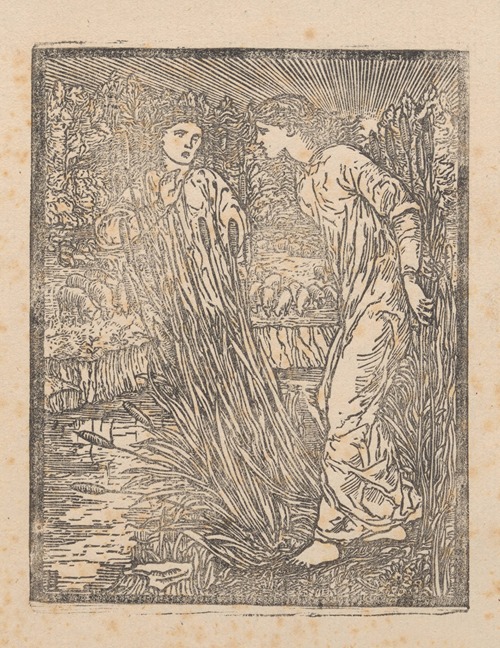 Psyche and the reed nymph