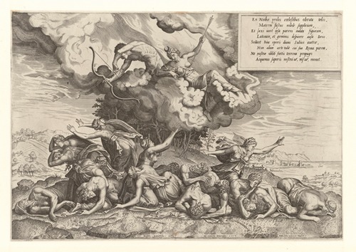 Apollo and Artemis Killing Niobe’s Children