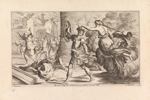 Aeneas meeting the ghost of Creusa (Aeneam alloquitur simulacrum et umbra creusae)