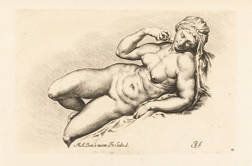 Aurora lying on a canvas