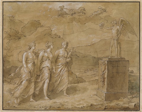 The Coronation of the Allegories of Painting, Sculpture, and Architecture