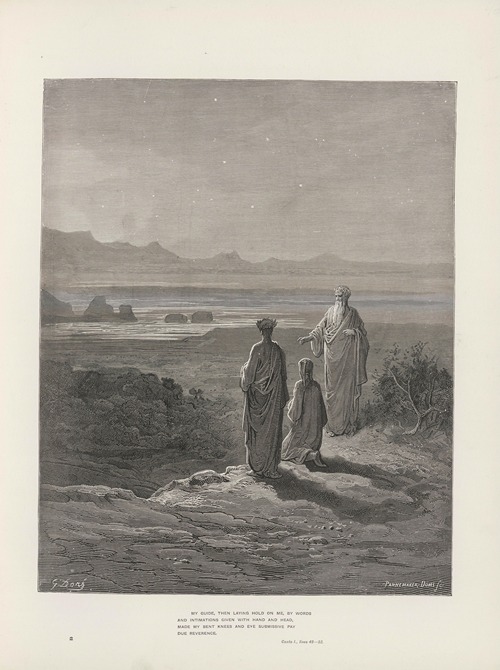 The vision of Purgatory and Paradise by Dante Alighieri Pl.03 (1900)