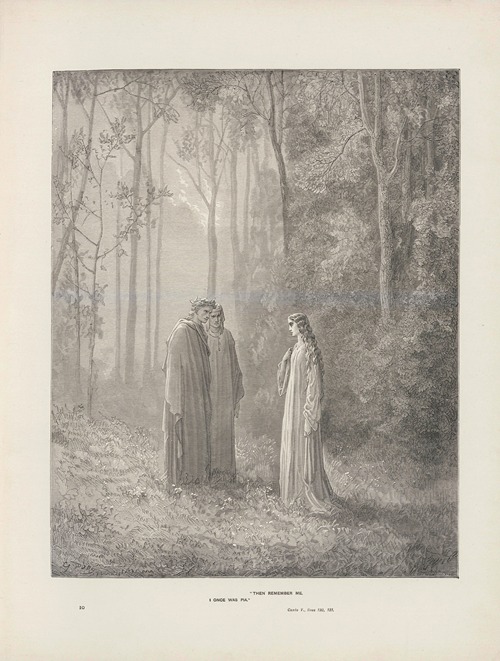 The vision of Purgatory and Paradise by Dante Alighieri Pl.11 (1900)