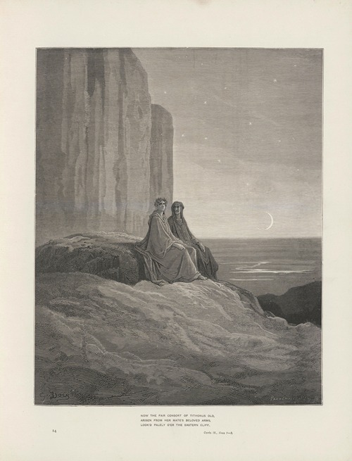 The vision of Purgatory and Paradise by Dante Alighieri Pl.14 (1900)