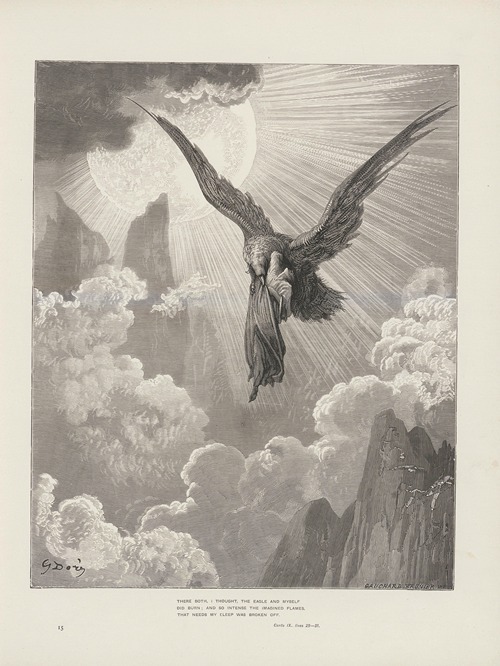 The vision of Purgatory and Paradise by Dante Alighieri Pl.15 (1900)