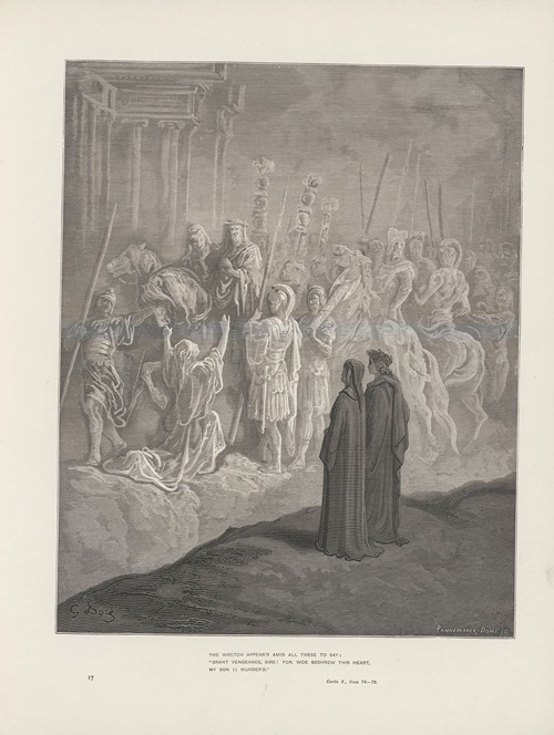 The vision of Purgatory and Paradise by Dante Alighieri Pl.17 (1900)