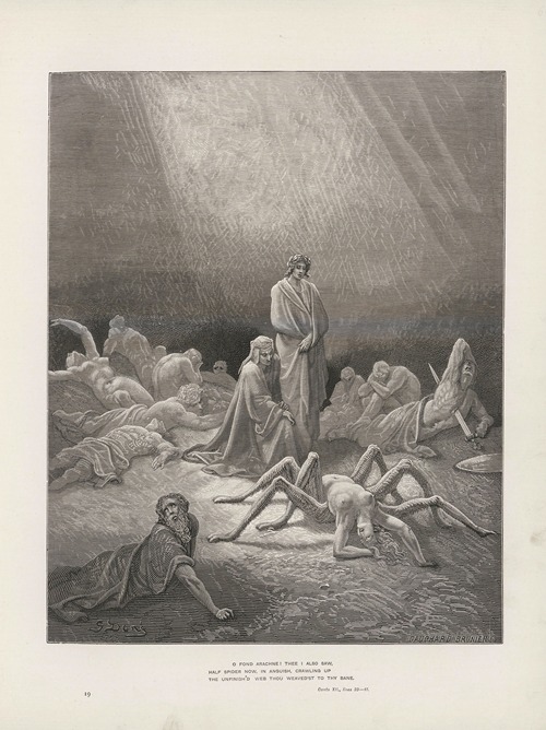 The vision of Purgatory and Paradise by Dante Alighieri Pl.19 (1900)