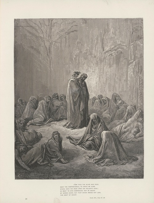 The vision of Purgatory and Paradise by Dante Alighieri Pl.20 (1900)